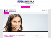 mersmann-kommunikation.de Webseite Vorschau