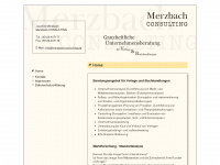 merzbach-consulting.de Thumbnail