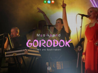 gorodok-band.de Webseite Vorschau