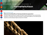 hannahaitchison.com Webseite Vorschau