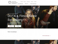 filmorchester.de Webseite Vorschau
