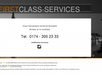 firstclass-services.de Webseite Vorschau