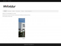 metaldur.ch Webseite Vorschau