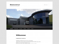 metalconstruct.com Webseite Vorschau