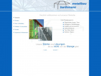 metallbau-barthmann.de Webseite Vorschau