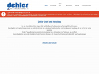 metallbau-dehler.de Webseite Vorschau