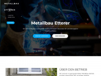 metallbau-etterer.de Webseite Vorschau