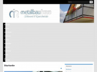 metallbau-haus.de Webseite Vorschau
