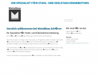 metallbau-schuerer.de Webseite Vorschau