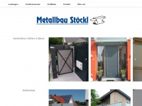 metallbau-stoeckl.de Webseite Vorschau
