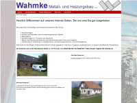 metallbau-wahmke.de Webseite Vorschau