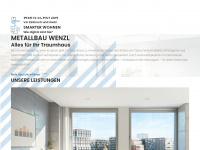 metallbau-wenzl.de Webseite Vorschau