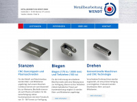 metallbearbeitung-wendt.de Webseite Vorschau