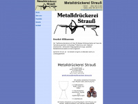 metalldrueckerei-strauss.de Webseite Vorschau