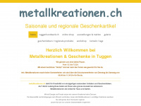 metallkreationen.ch Webseite Vorschau
