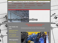 metallwaren-online.de Webseite Vorschau