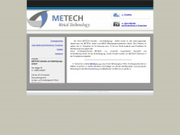 metech.at Webseite Vorschau