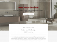 mete-keramik.ch Webseite Vorschau