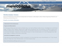 meteo-pilatus.ch Webseite Vorschau