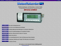 meteorekorder.de Webseite Vorschau