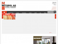 metorol.ch Webseite Vorschau