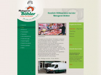 metzgerei-boehler.de Webseite Vorschau
