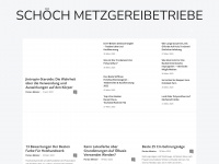 metzgerei-schoech.at Webseite Vorschau
