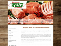 metzgerei-wenz.de Webseite Vorschau