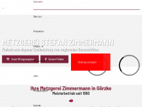 metzgerei-zimmermann-goerzke.de Webseite Vorschau