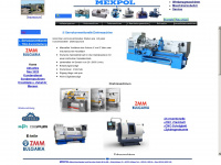 mexpol-werkzeugmaschinen.de Webseite Vorschau
