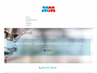 meyer-meyer.ch Webseite Vorschau