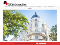 mfw-immobilien.de Webseite Vorschau