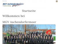mgv-aschendorfermoor.de Webseite Vorschau