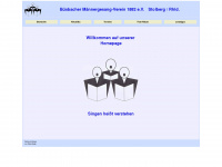 mgv-buesbach.de Webseite Vorschau
