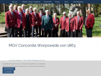 mgv-concordia-worpswede.de Webseite Vorschau