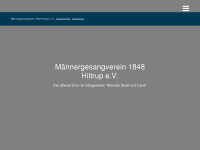 mgv-hiltrup.de Webseite Vorschau