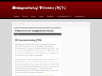 mgwuerenlos.ch Webseite Vorschau