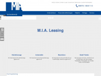 mia-leasing.de Webseite Vorschau