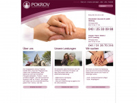 pokrov-pflegedienst.de Webseite Vorschau
