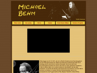 michael-behm-drums.de Webseite Vorschau