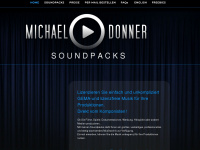 michael-donner-soundpacks.de Webseite Vorschau