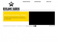 reklame-fabrik.ch Webseite Vorschau