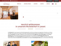 michelerhof.at Webseite Vorschau