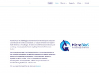 microbios.ch Webseite Vorschau