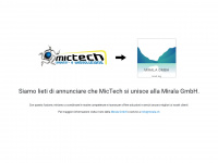 mictech.ch Webseite Vorschau