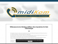 midikom.de Webseite Vorschau