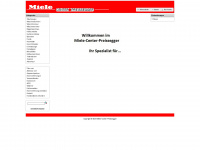 miele-center-preissegger.at Webseite Vorschau