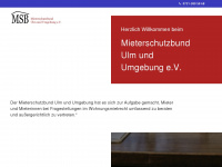 mieterschutzbund-ulm.de Webseite Vorschau