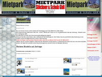 mietpark-stoeckner.de Webseite Vorschau