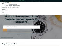 chrono24.dk Webseite Vorschau